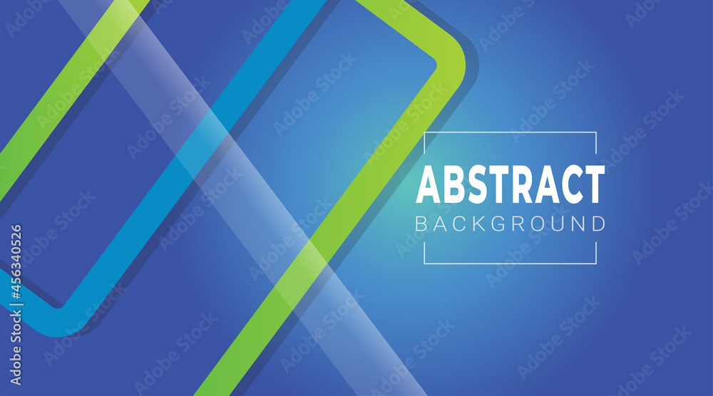 Blue Gradient modern abstract background premium vector with Green and Blue Curve