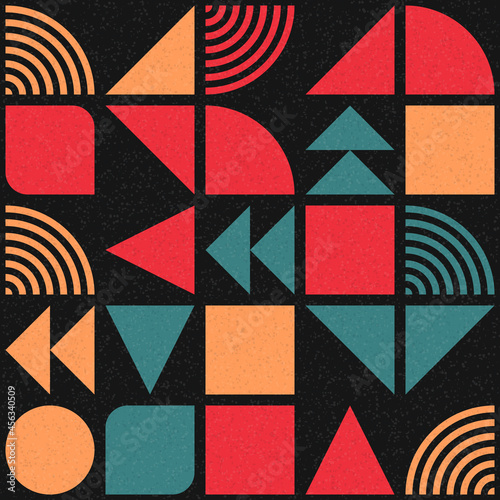 Abstract Geometric Pattern generative computational art illustration