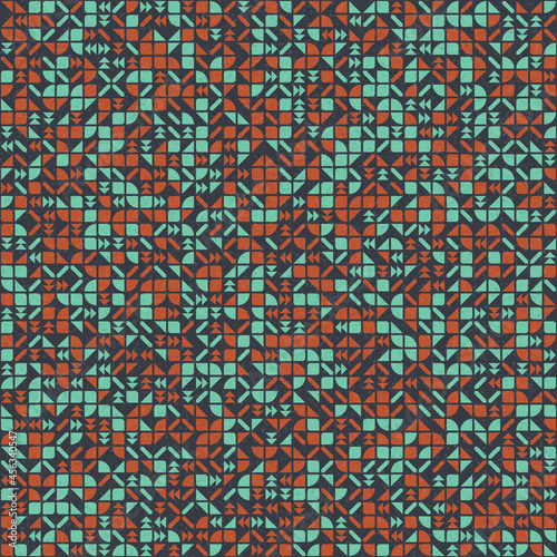 Abstract Geometric Pattern generative computational art illustration