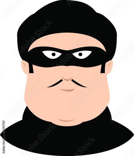 Burglar cartoon