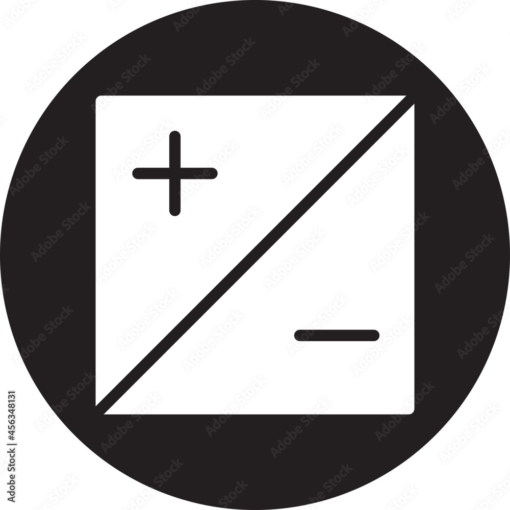 Obraz premium exposure glyph icon