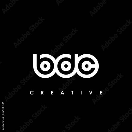 BDC Letter Initial Logo Design Template Vector Illustration