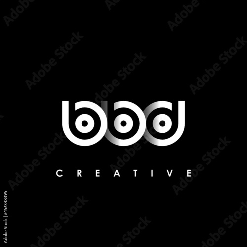 BDD Letter Initial Logo Design Template Vector Illustration