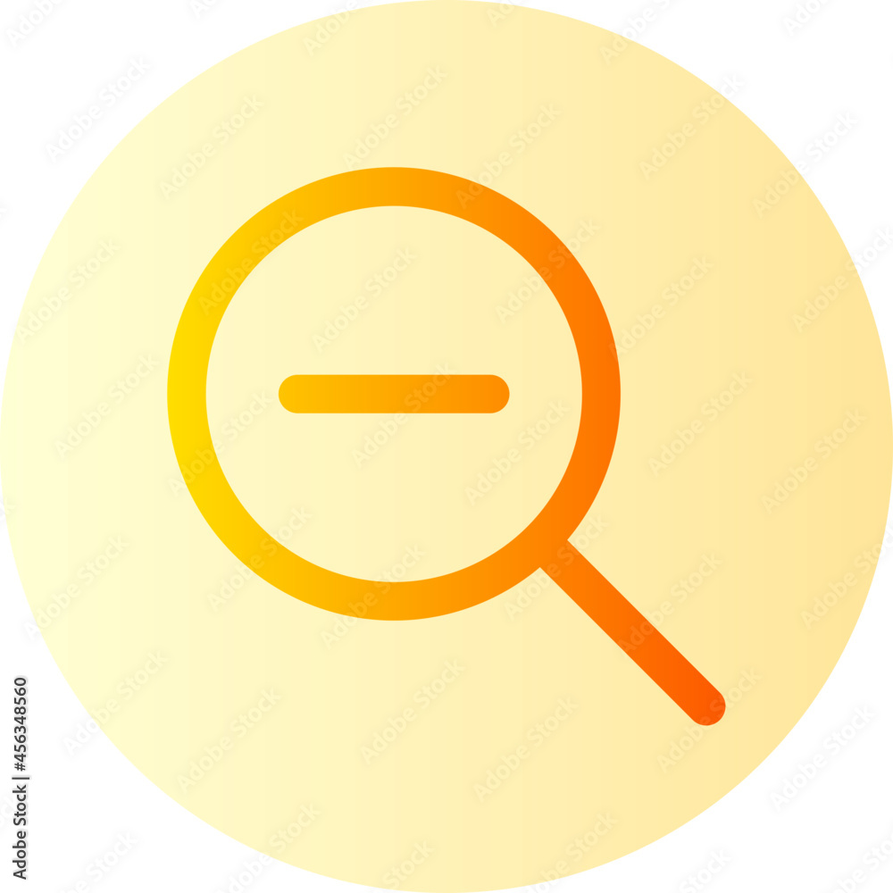zoom out gradient icon zoom out gradient icon
