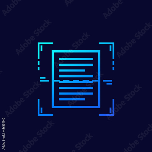 document scan icon for web photo