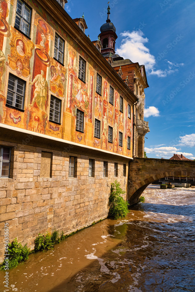 Altes Rathaus in der UNESCO-Weltkulturerbestadt Bamberg, Oberfranken, Franken, Bayern, Deutschland