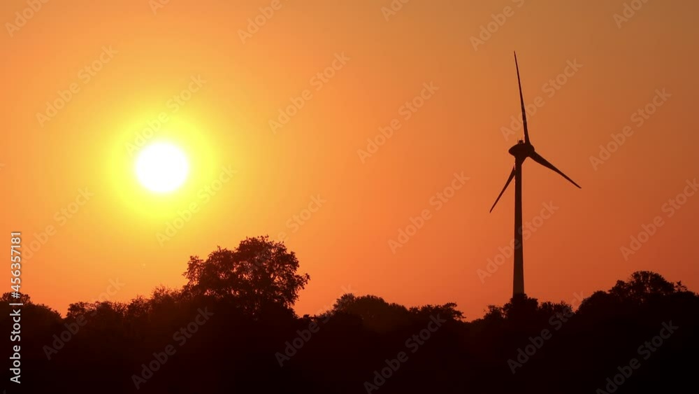 one windmill turbine At Sunrise, Wind Energy
one windmill turbine At Sunrise, Wind Energy