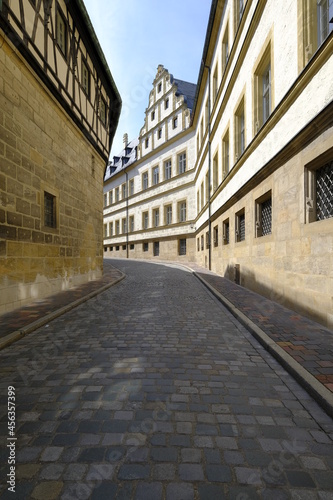 Historische Altstadt in der UNESCO-Weltkulturerbestadt Bamberg, Oberfranken, Franken, Bayern, Deutschland © dina