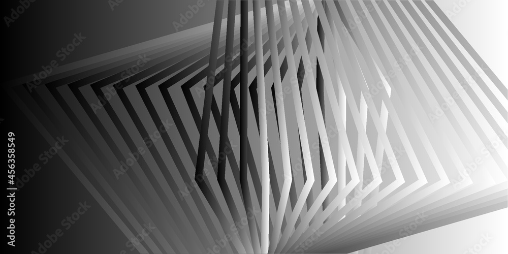 Naklejka premium black and white background with lines