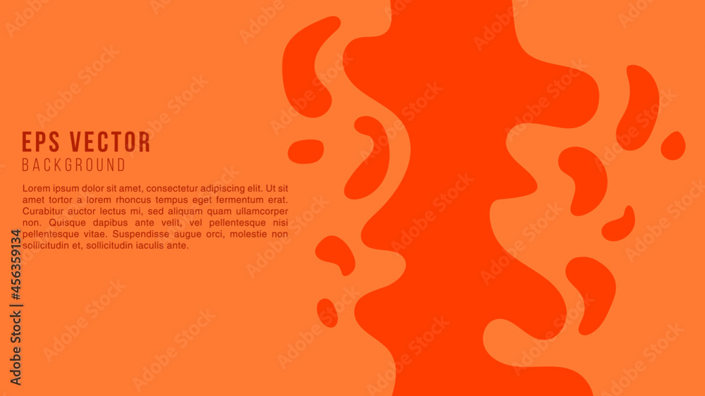 Orange liquid abstract background eps vector illustration. can use for poster, business banner, flyer, advertisement, brochure, catalog, web, site, website, presentation, book cover back ground Orange liquid abstract background eps vector illustration. can use for poster, business banner, flyer, advertisement, brochure, catalog, web, site, website, presentation, book cover back ground