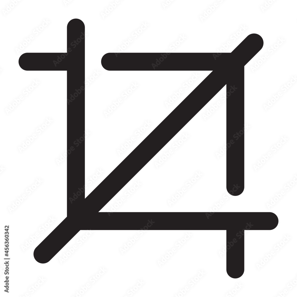 crop glyph icon crop glyph icon