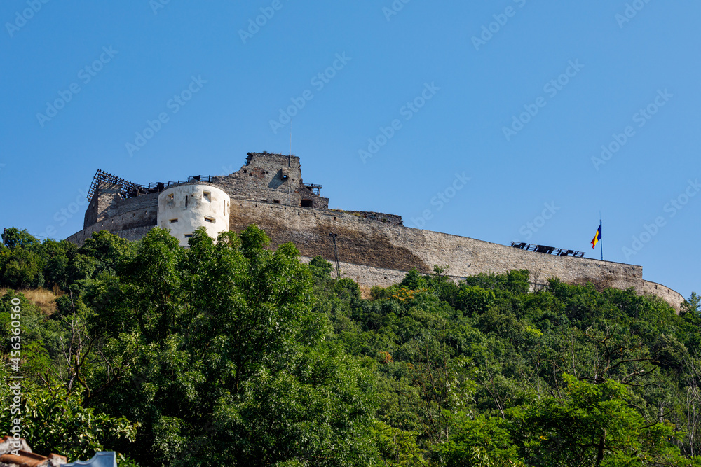The Deva Castle in Romania
