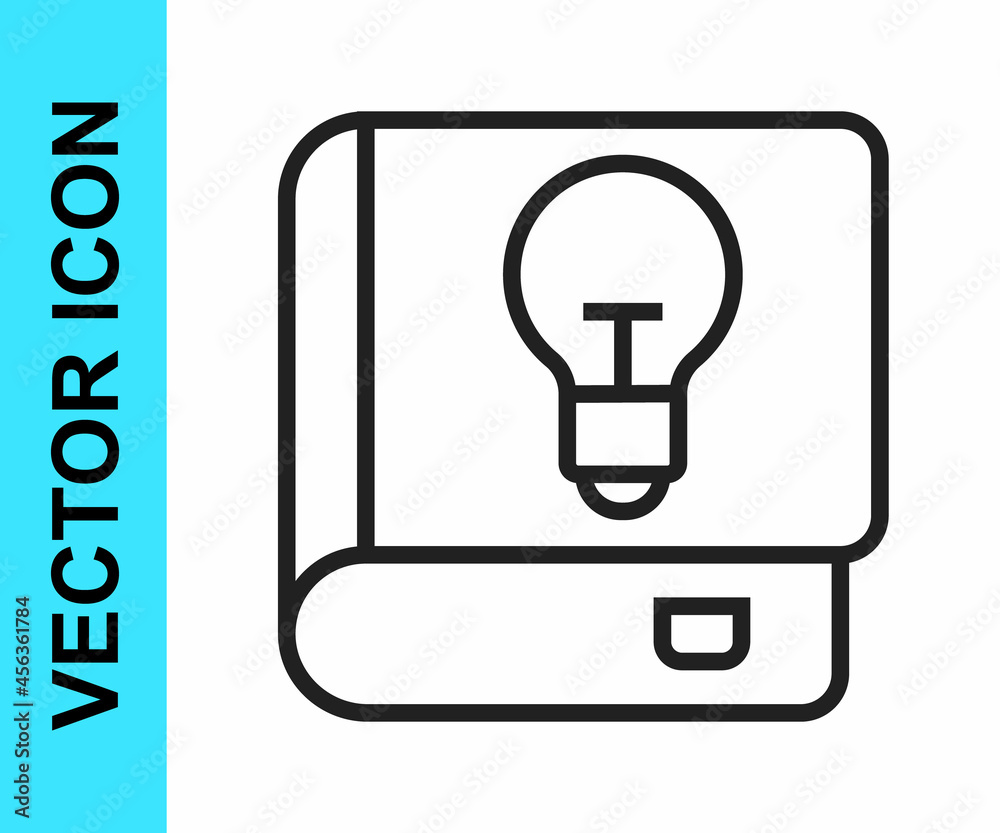 Black line User manual icon isolated on white background. User guide book. Instruction sign. Read before use. Vector Black line User manual icon isolated on white background. User guide book. Instruction sign. Read before use. Vector