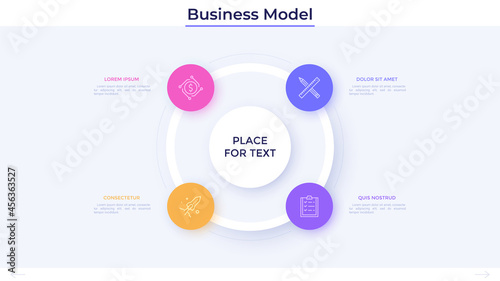 Modern Infographic Vector Banner