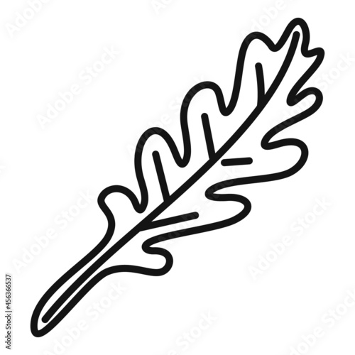 Vegetable arugula icon outline vector. Rucola salad