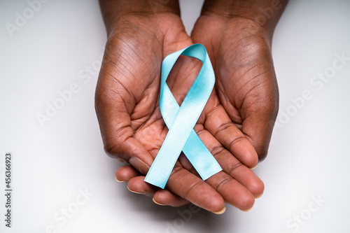 Teal Ribbon To Support Cervical Awareness photo