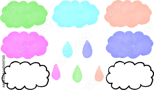colorful cloud カラフル雲