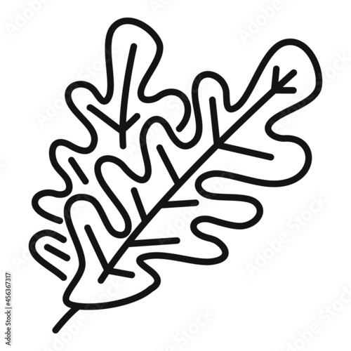 Rocket rucola icon outline vector. Arugula salad