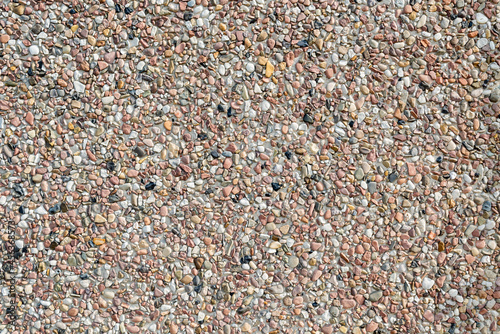 Texture of exposed Aggregate washed Concrete photo
