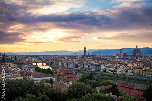 Florence depuis la Place Michelangelo © STEPHANE