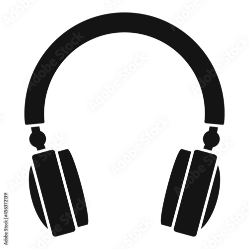 Gaming headset icon simple vector. Gamer headphone