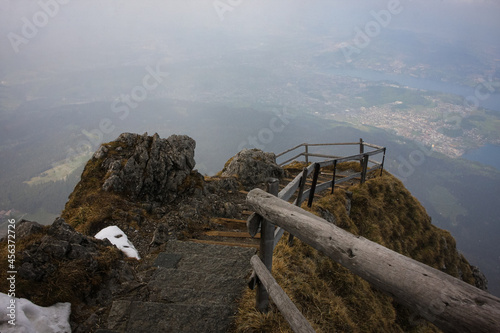 One of the trails on top of Mount Pilatus