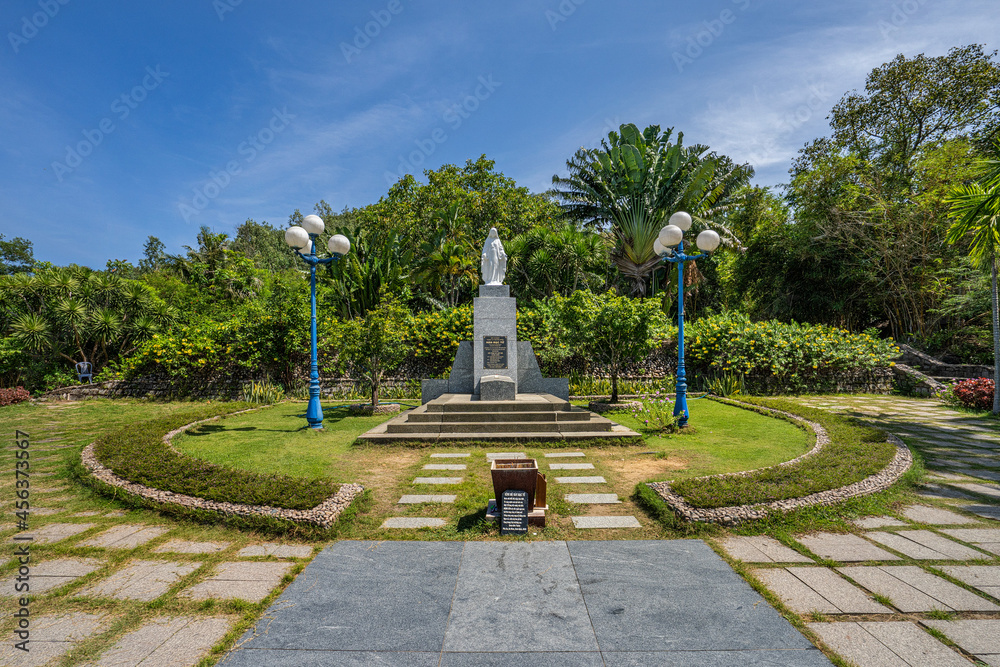 Han Mac Tu tomb at Quy Nhon city, Binh Dinh, Vietnam