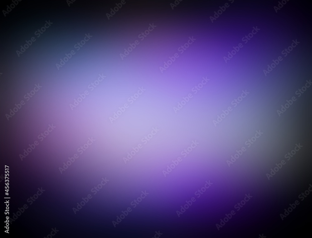 Blue violet shades dark blurred background with black vignette and spotlight in centre.