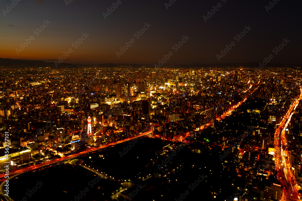 大阪風景　夜景
