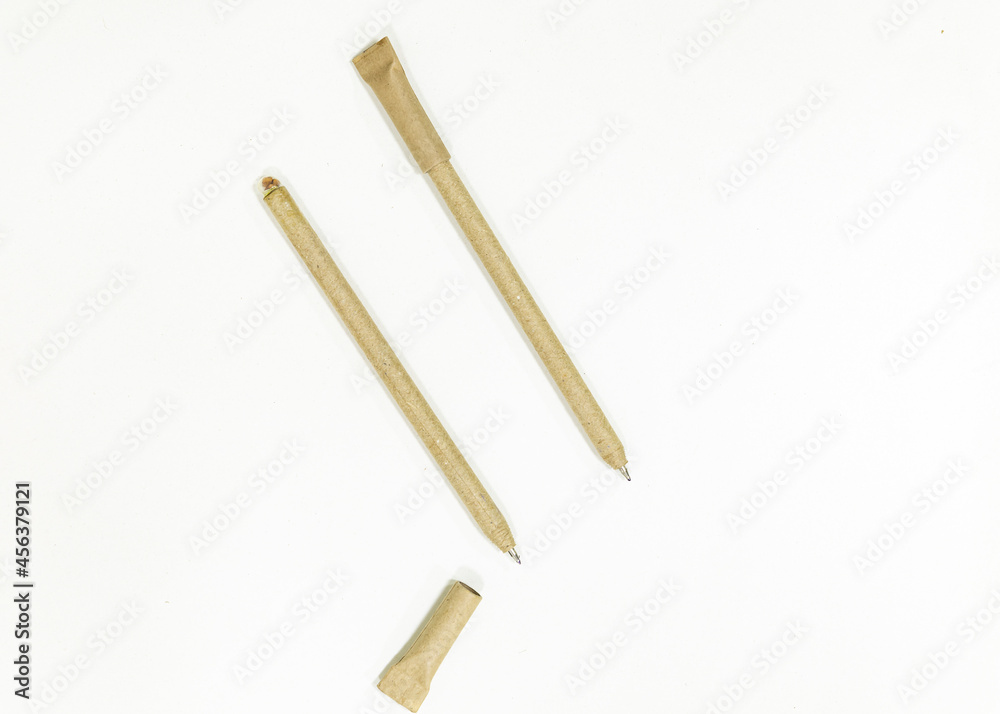 Recycled Eco Friendly paper ball pen high quality image