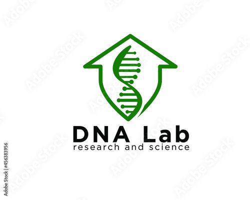 dna science home for lab or clinic logo designs