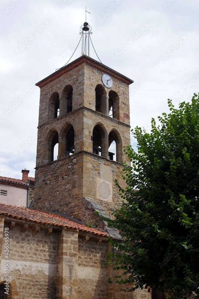 clocher de l'église de Boudes - Puy de Dome
