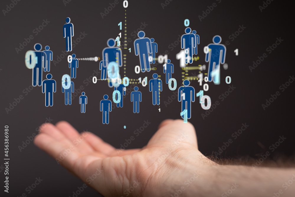 HR - Human resources management and recruitment concept HR - Human resources management and recruitment concept