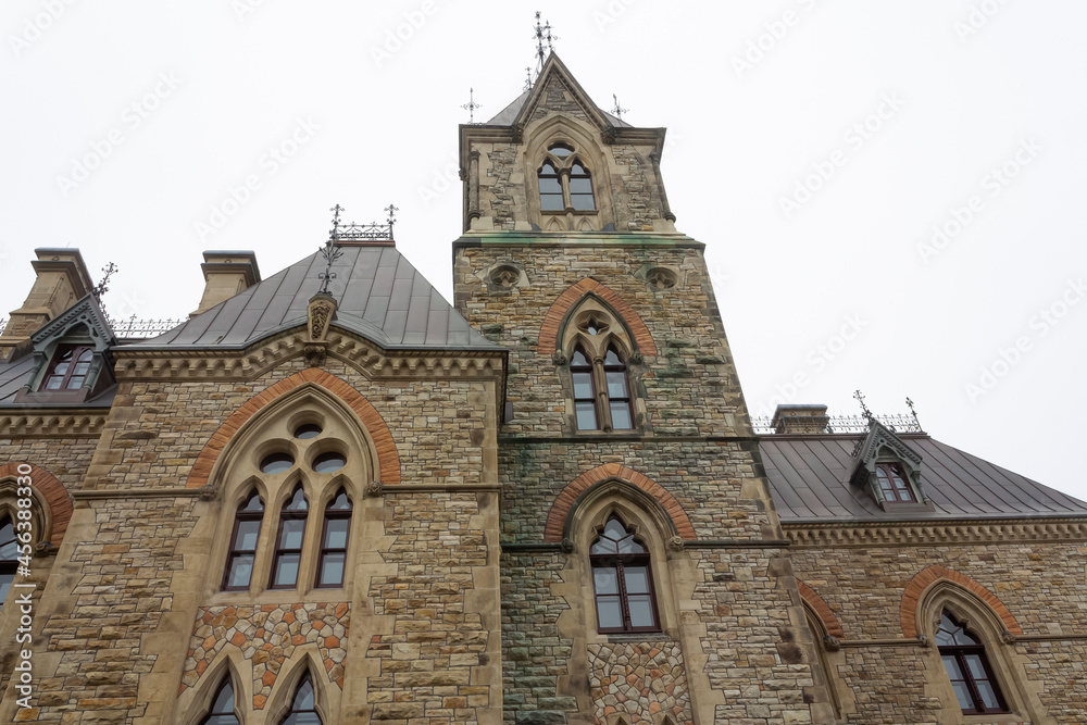 A grand gothic revival building in Ottawa