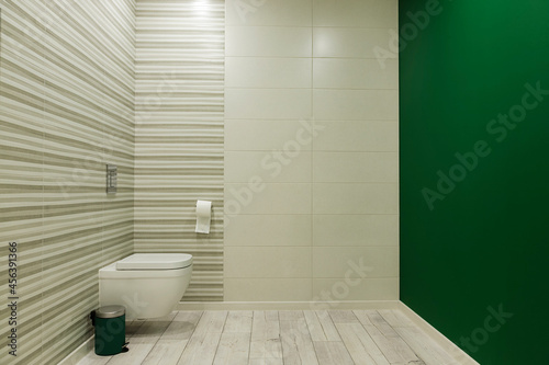 Bathroom in a modern minimalism desing style
