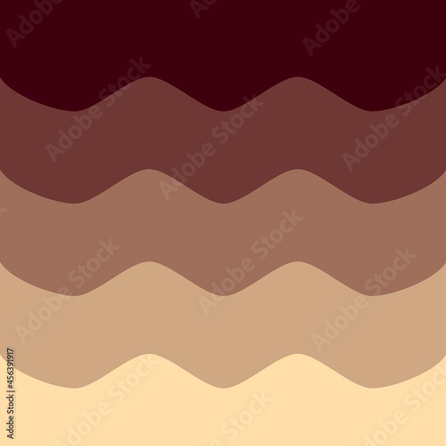 Abstract gradient brown wave background for inserting your message.