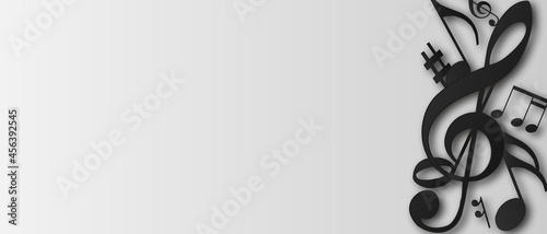 Photography Music background illustration