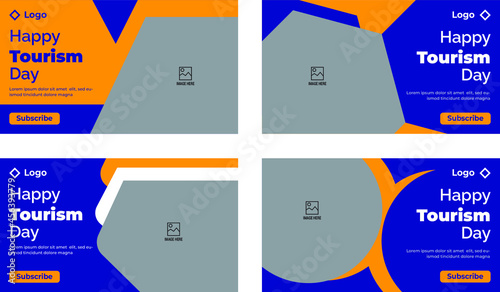 World Tourism Day YouTube Video Thumbnail Design