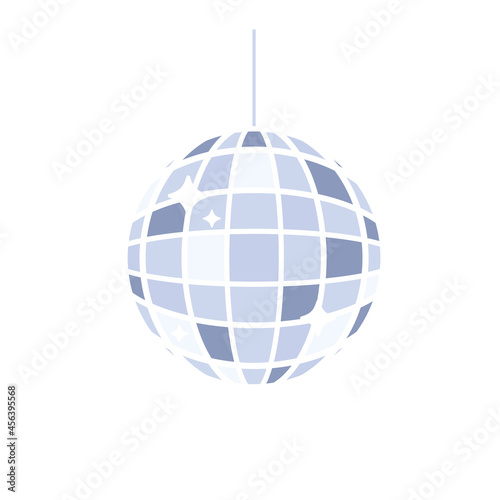 Disco ball vector. colorful glass balls for party night celebration