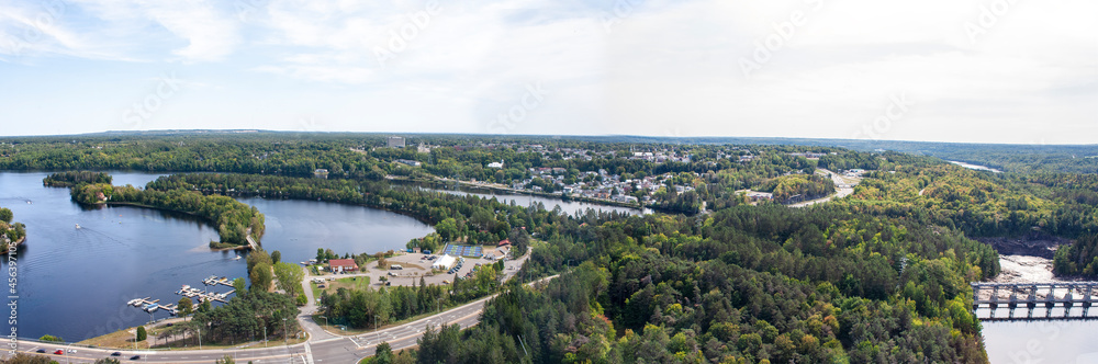 Aerial View of Shawinigan from La Cite de l'Energie