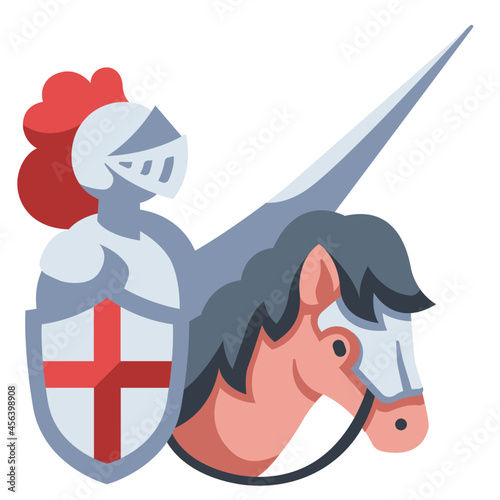 knight horseback icon