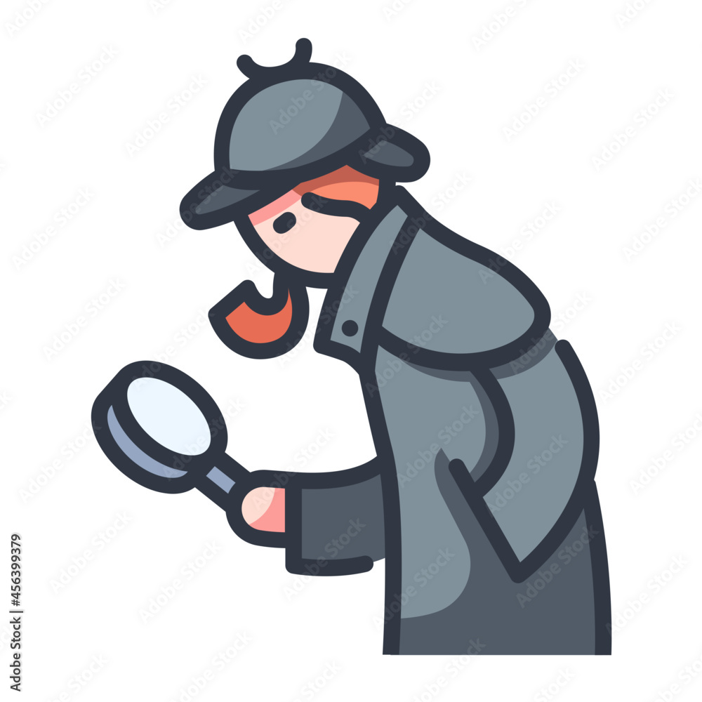 detective Sherlock Holmes icon detective Sherlock Holmes icon
