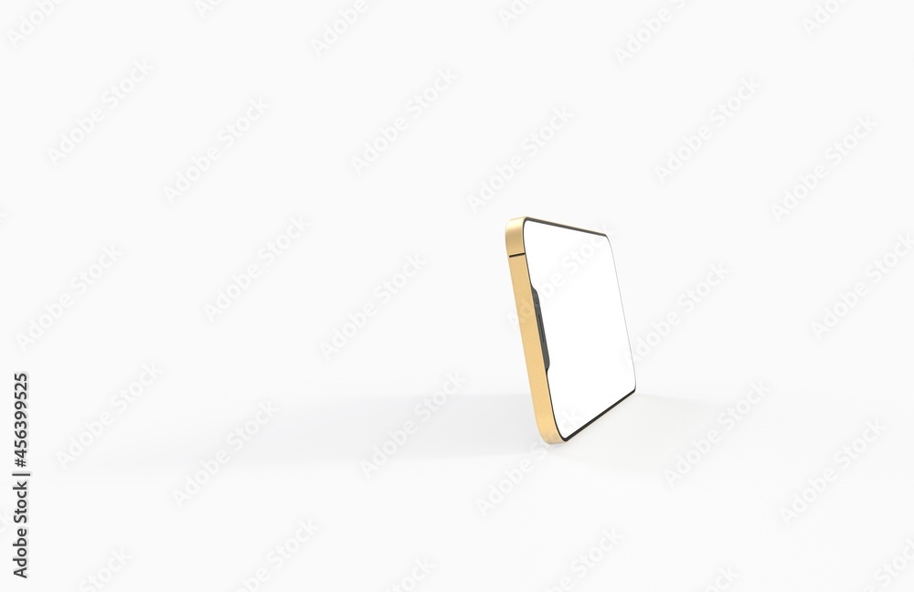 Smartphone frameless blank screen mockup template 3d Smartphone frameless blank screen mockup template 3d