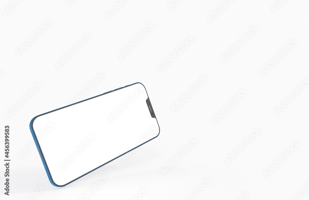 Realistic isometric black frameless smartphone mockup perspective 3d Realistic isometric black frameless smartphone mockup perspective 3d