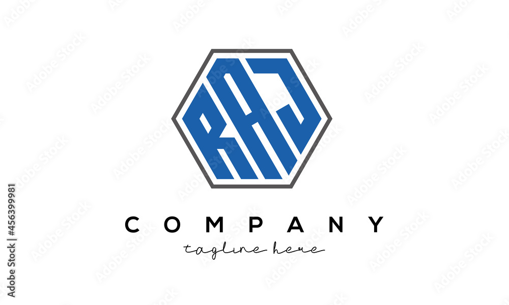 letters RAJ creative polygon logo victor template	
 - obrazy, fototapety, plakaty 