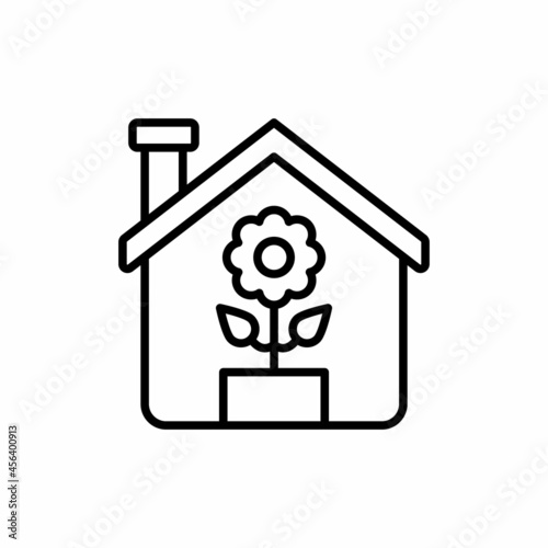 Indoor Herb Garden icon in vector. Logotype