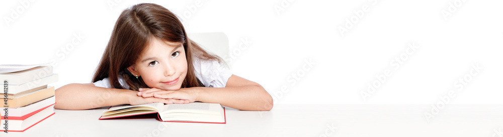 Portrait of modern, happy and cute teen school girl. Portrait of modern, happy and cute teen school girl.