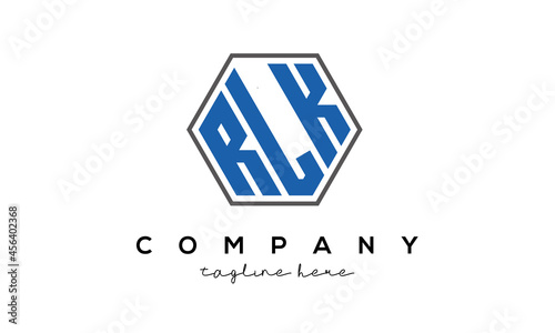 letters RLK creative polygon logo victor template	
 photo