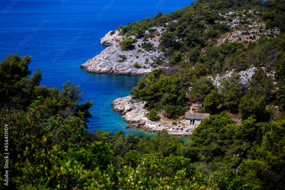 Solta island in Croatia landscape Solta island in Croatia landscape