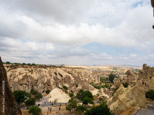 View of a beautiful valley in Cappadocia